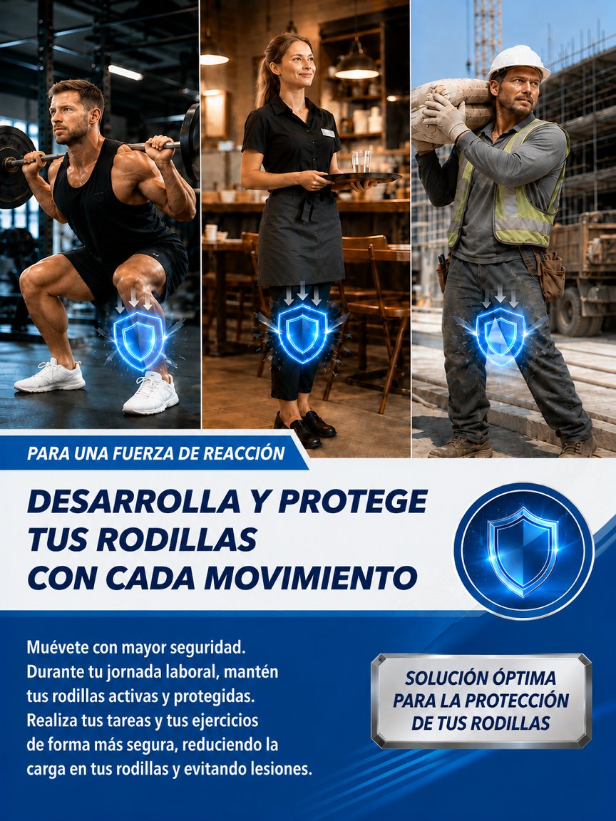 Desarrolla y protege tus rodillas con cada movimiento