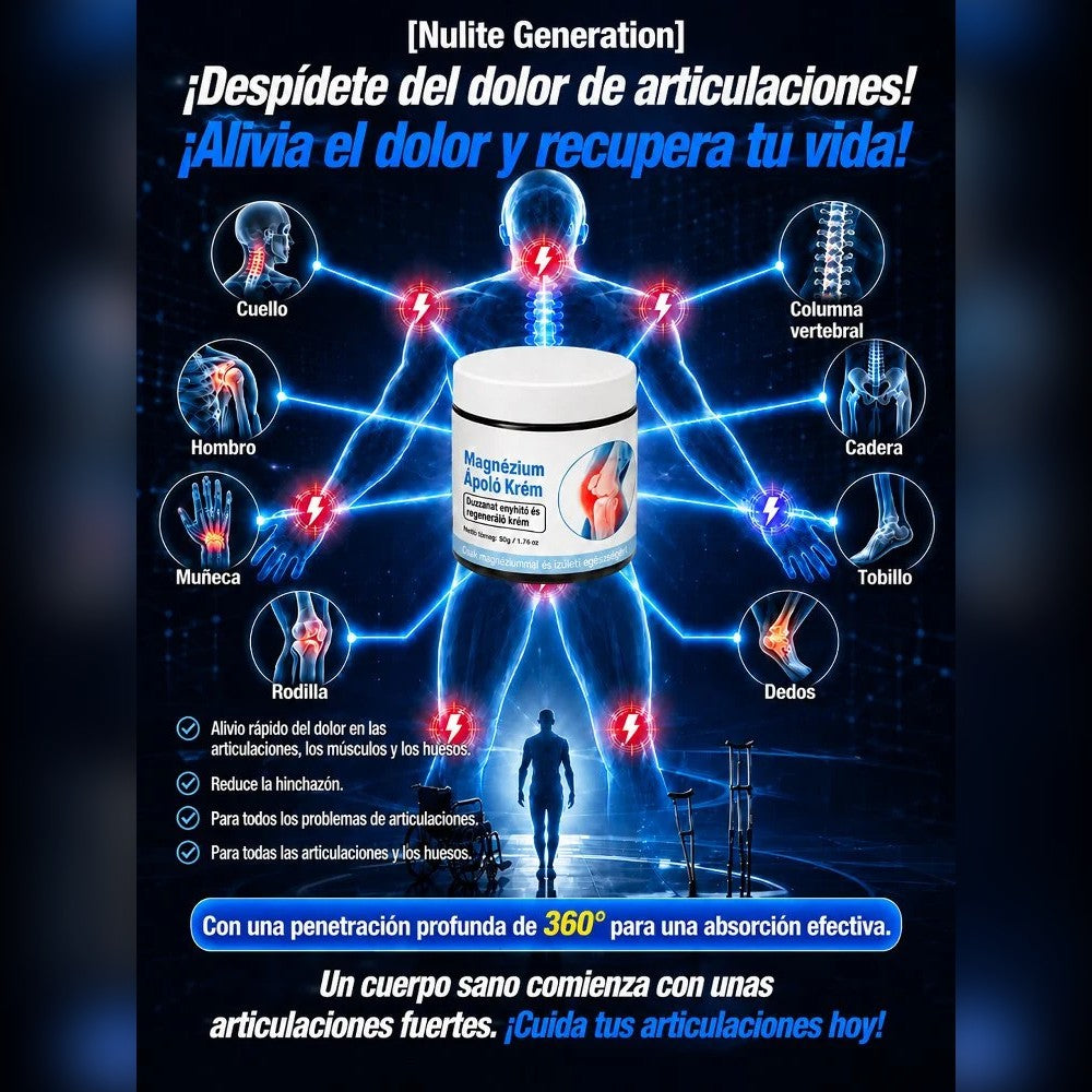 Gel de Glucosamina y Magnesio: zonas de aplicación